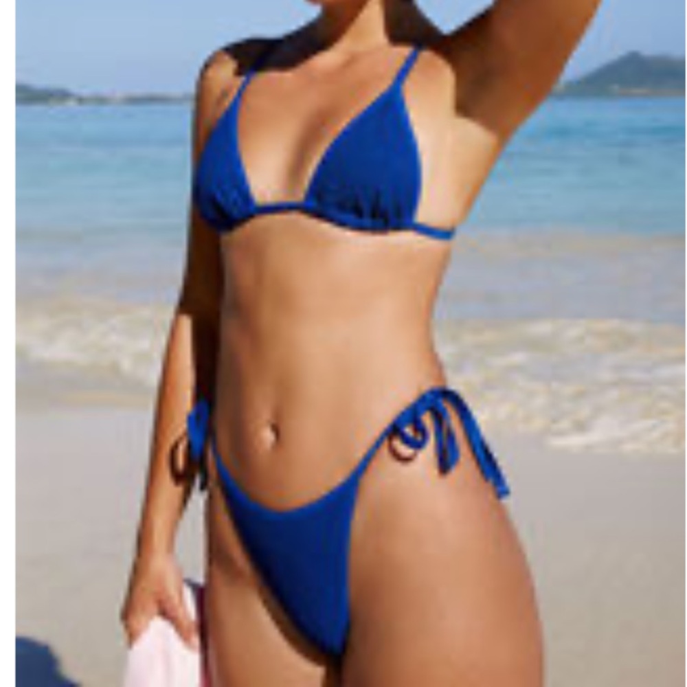 Pacsun blue bikini set